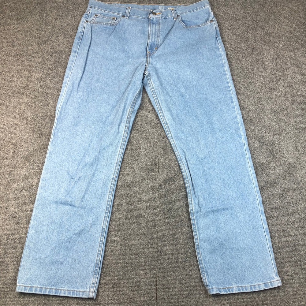 George Regular Fit Light Wash Denim Jeans Mens 36x30